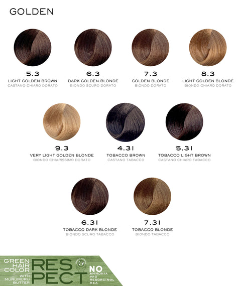 Respect Vegan Hair Color - Golden