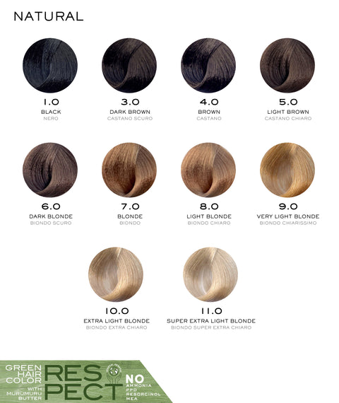 Respect Vegan Hair Color - Naturals